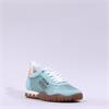 Mjus Metallic Retro Laced Trainer - Aqua